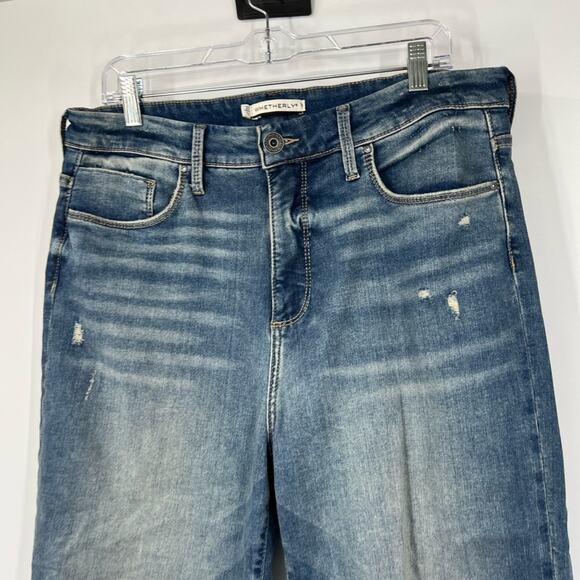 Whetherly James High Rise Straight Wide Leg Jeans - Picture 2 of 8